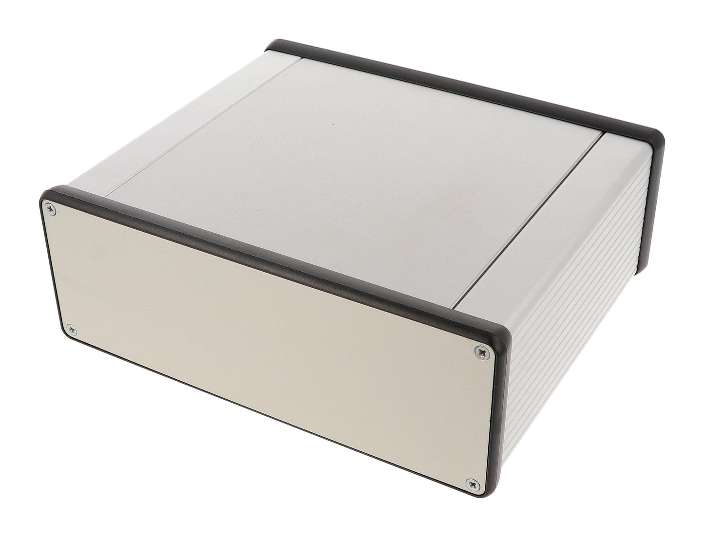 Hammond 1455U1601 Extruded Aluminum Enclosure with Metal End Panels 6.3" x 7.5" x 2.6"