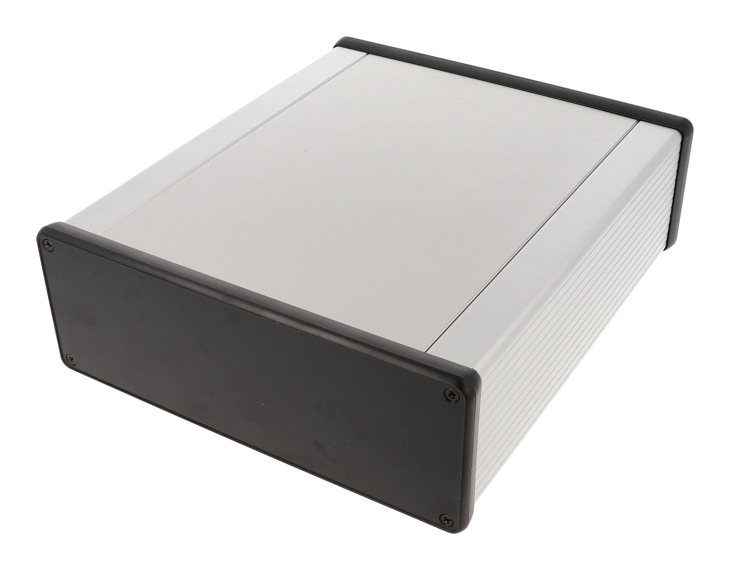 Hammond 1455U2202 Extruded Aluminum Enclosure with Plastic Closed Bezels 8.66" x 7.5" x 2.6"