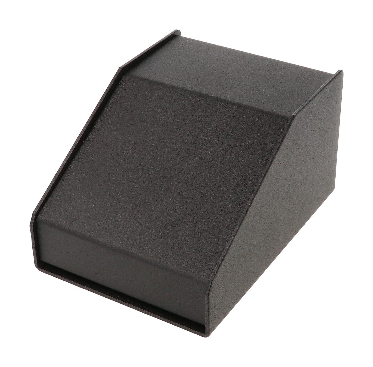 Hammond 1456CE3BKBK Sloped Aluminum Console Enclosure, 30 Degree Black Top / Black Case 4.00" x 5.50" x 3.00"