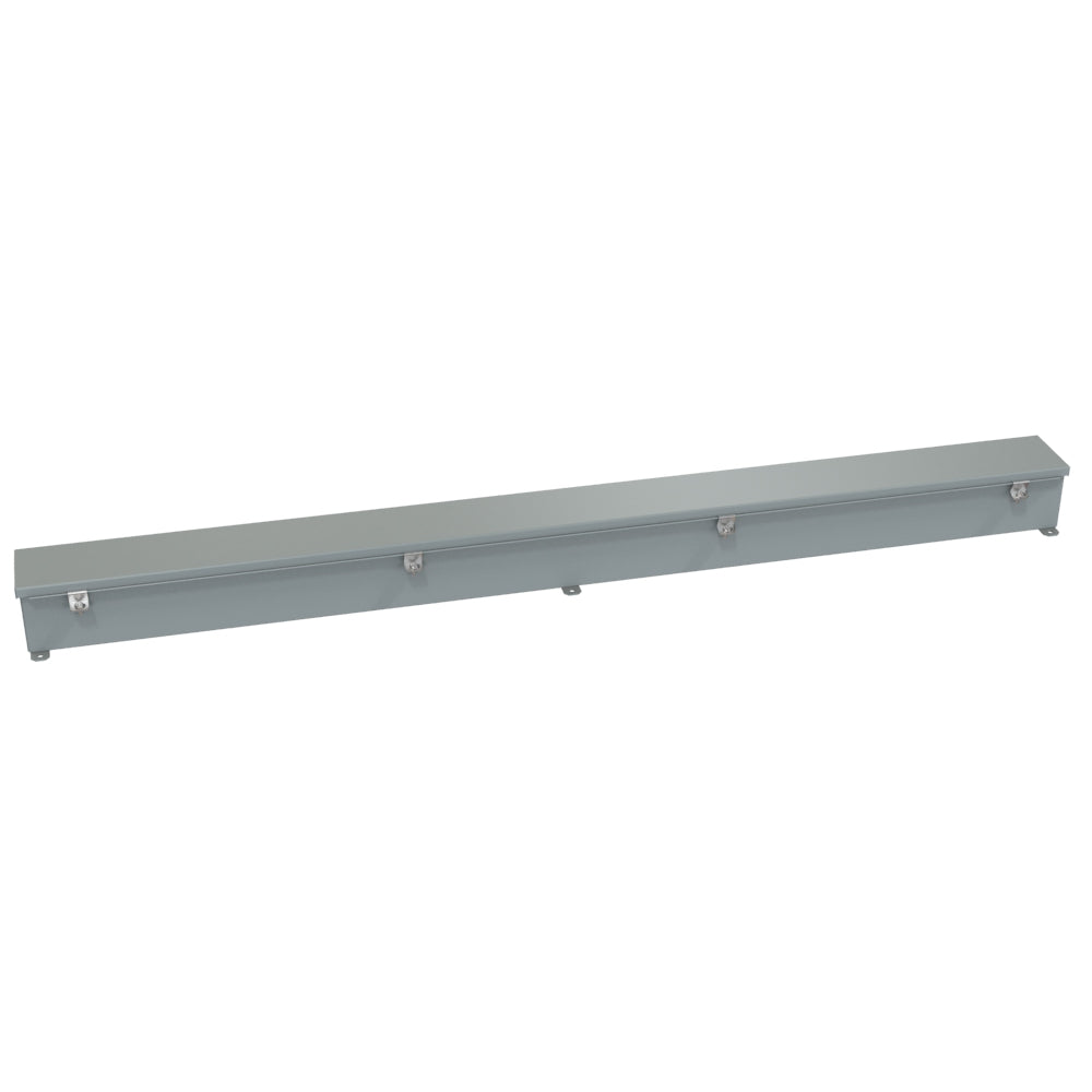 Hammond 1486C60 N4/12 Wiring Trough - 4" x 4" x 60" - Steel/Gray