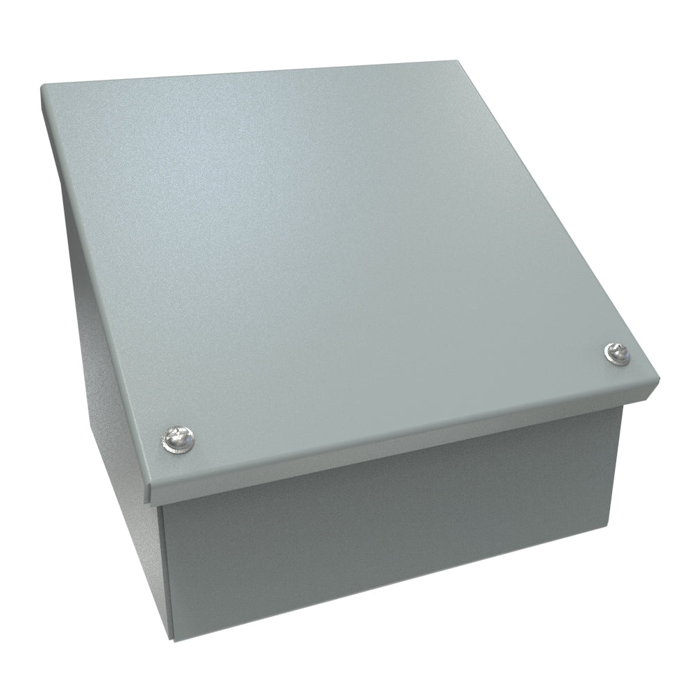 Hammond 1488EE7 N12 Consolet - 8" x 8" x 7.15" - Steel/Gray