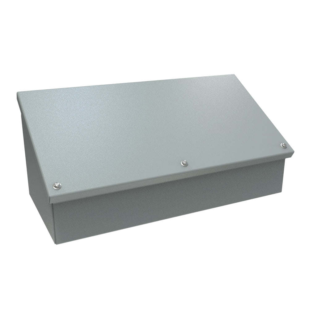 Hammond 1488EJ7 N12 Consolet - 8" x 16" x 7.15" - Steel/Gray