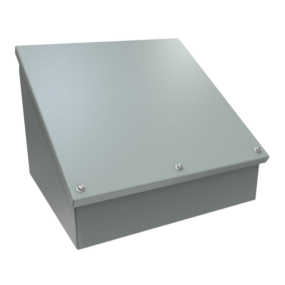 Hammond 1488HH9 N12 Consolet - 12" x 12" x 9.15" - Steel/Gray