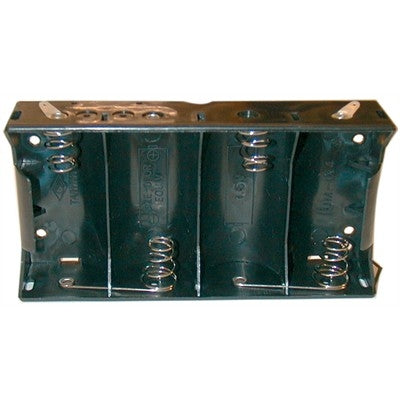 Circuit-Test 150-140 'D' Battery Holder - 4 Cells, Solder Terminals