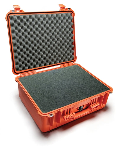 Pelican 1550 Protector Case with Foam, Orange (ID 18.63"L x 14.18"W x 7.72"D) Mfr# 1550-000-150