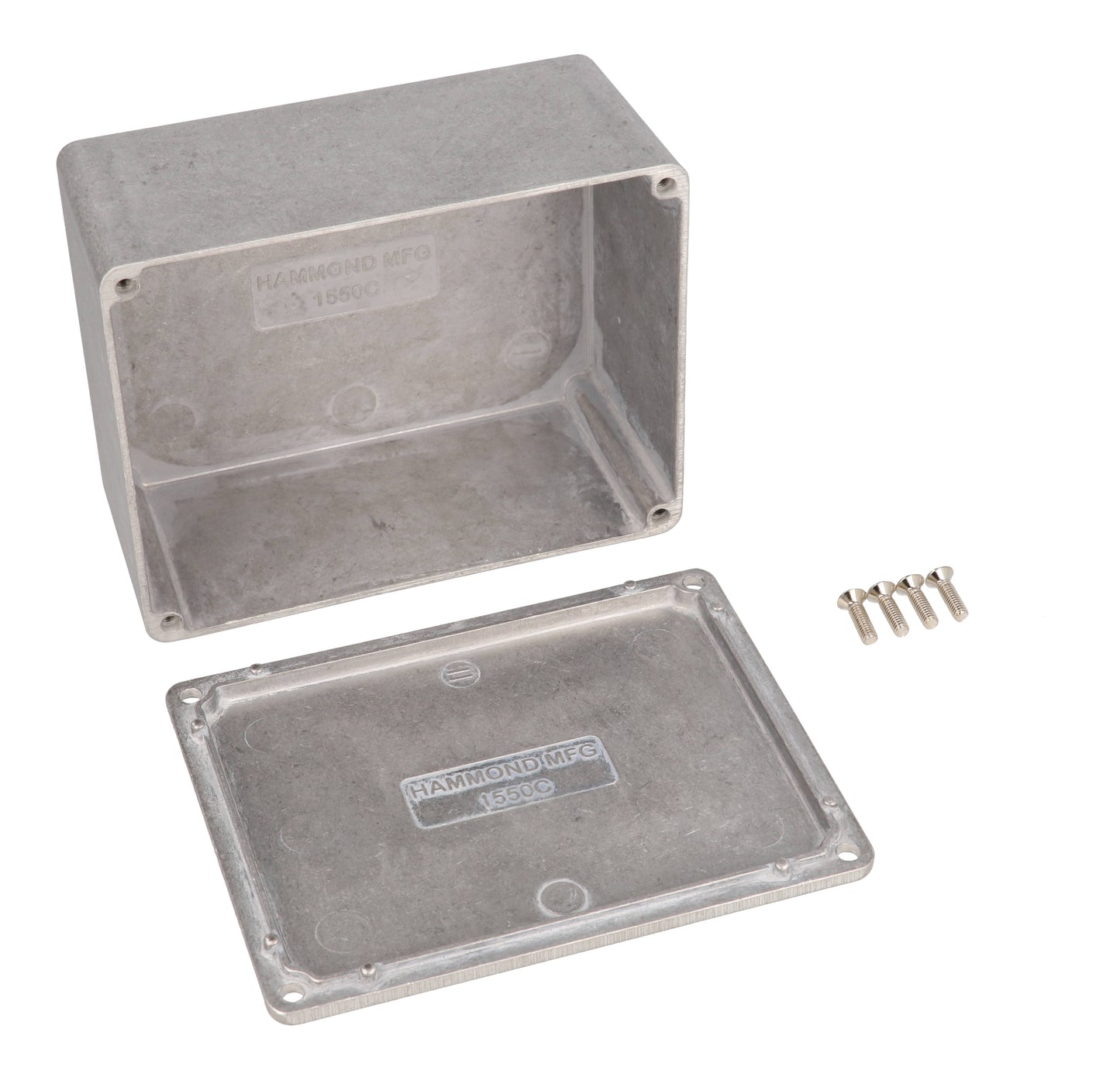 Hammond 1550C Diecast Aluminum Enclosure 4.53" x 3.54" x 2.01"