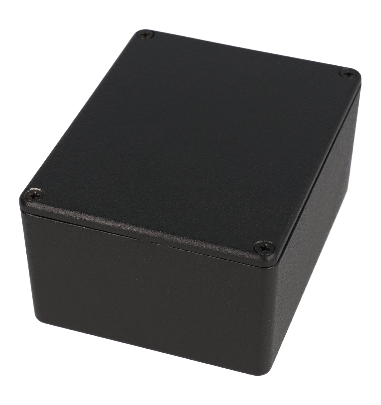 Hammond 1550CBK Black Diecast Aluminum Enclosure 4.53" x 3.54" x 2.01"