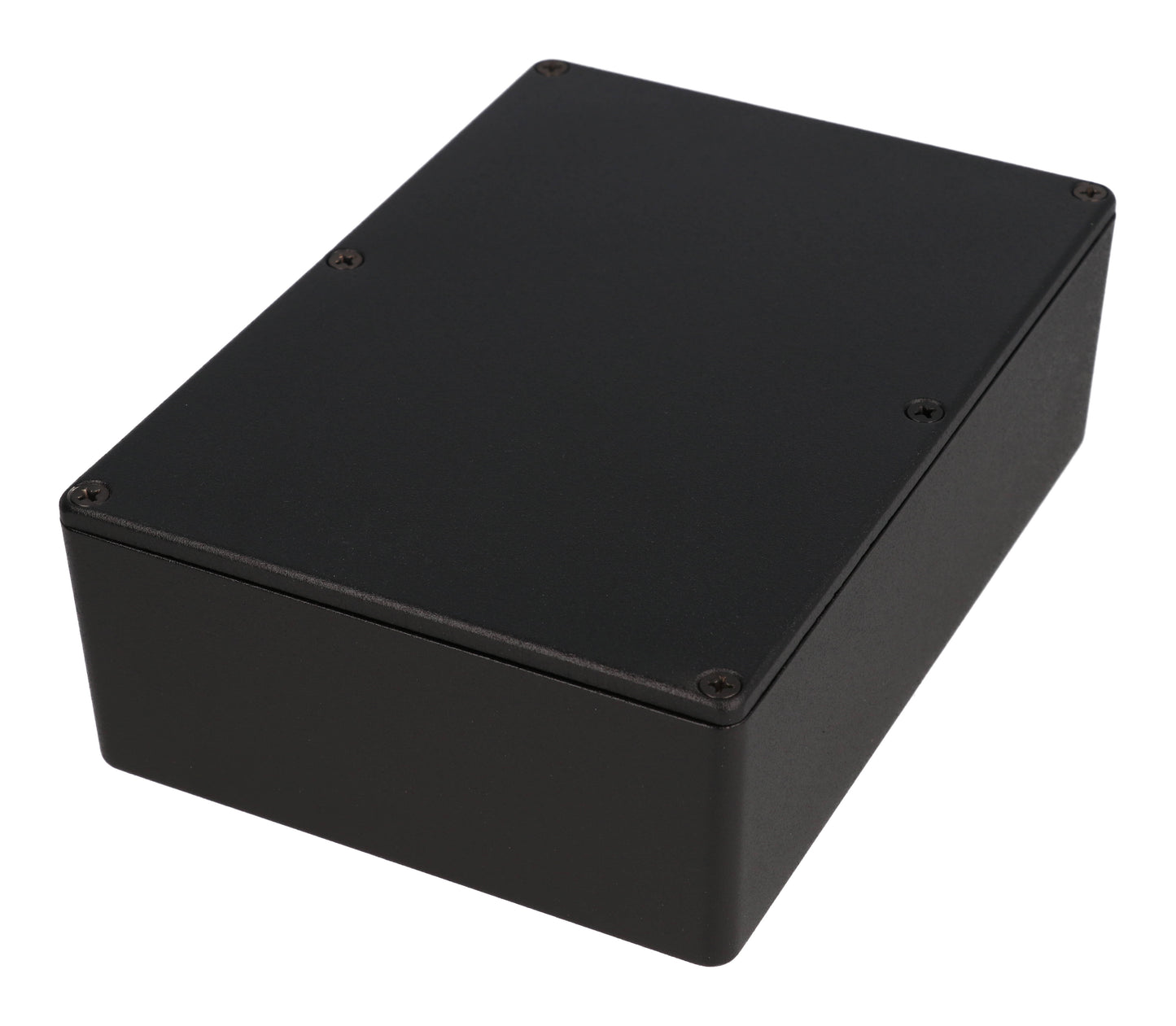 Hammond 1550EBK Black Diecast Aluminum Enclosure 6.73" x 4.76" x 2.01"