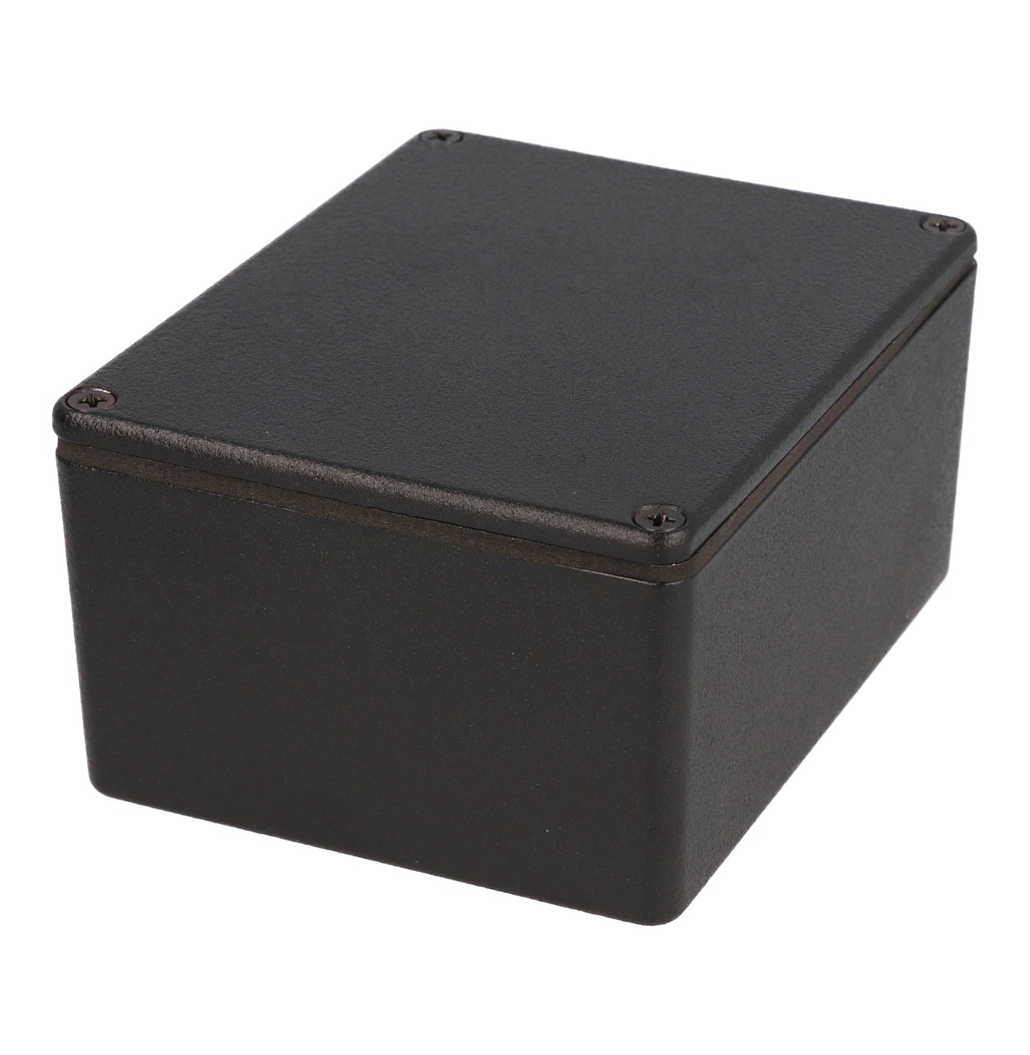Hammond 1550WCBK Black Watertight Diecast Aluminum Enclosure 4.53" x 3.54" x 2.01"