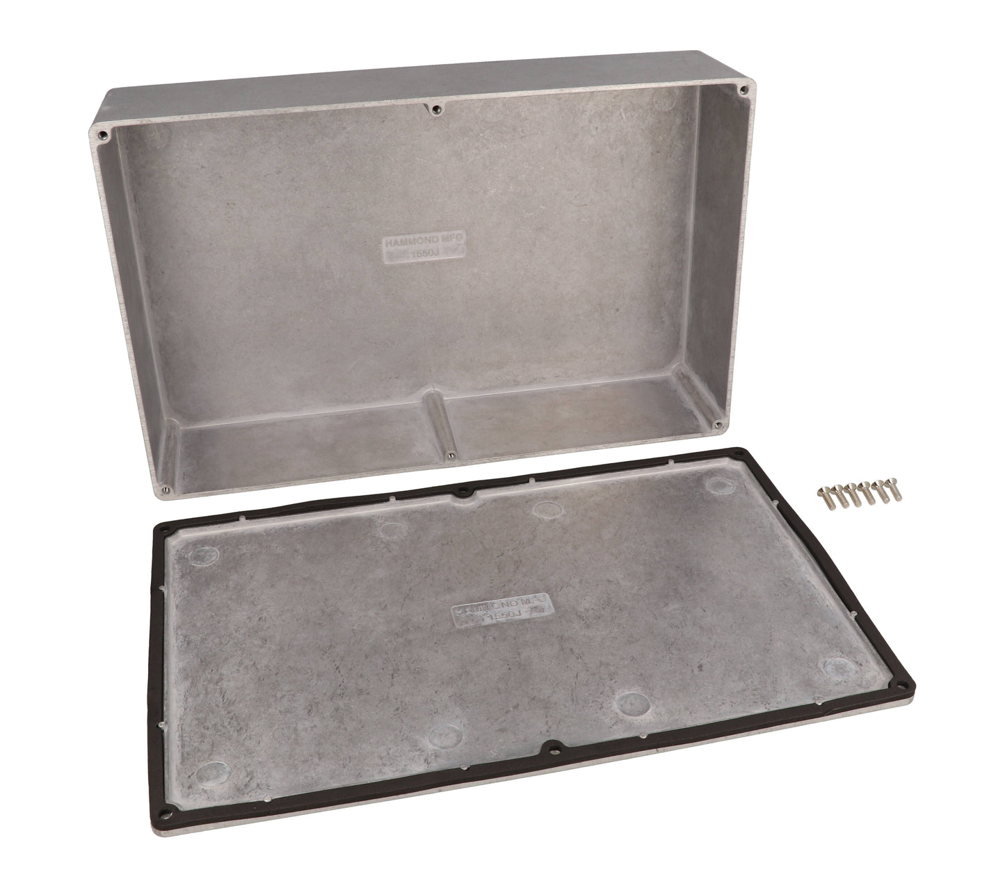 Hammond 1550WJ Watertight Diecast Aluminum Enclosure 10.83" x 6.89" x 2.46"