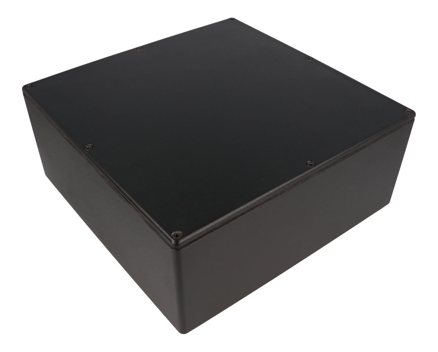 Hammond 1550WNBK Black Watertight Diecast Aluminum Enclosure 9.85" x 9.85" x 3.82"