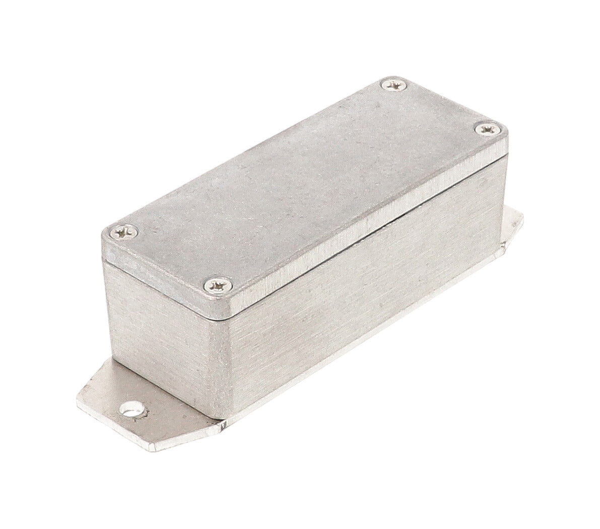 Hammond 1550Z102F Watertight Diecast Aluminum Enclosure Flanged 4.59" x 1.43" x 1.3"