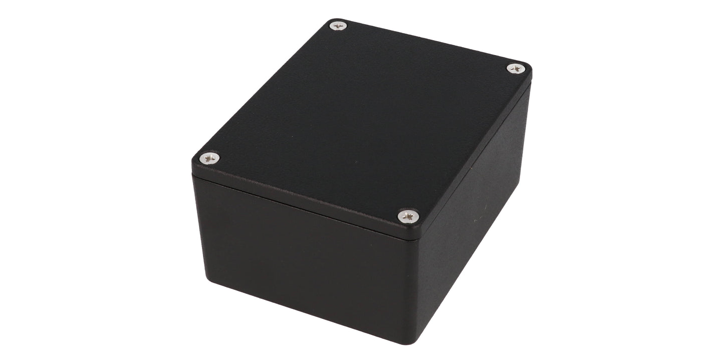 Hammond 1550Z113BK Black Watertight Diecast Enclosure 4.54" x 3.56" x 1.98"