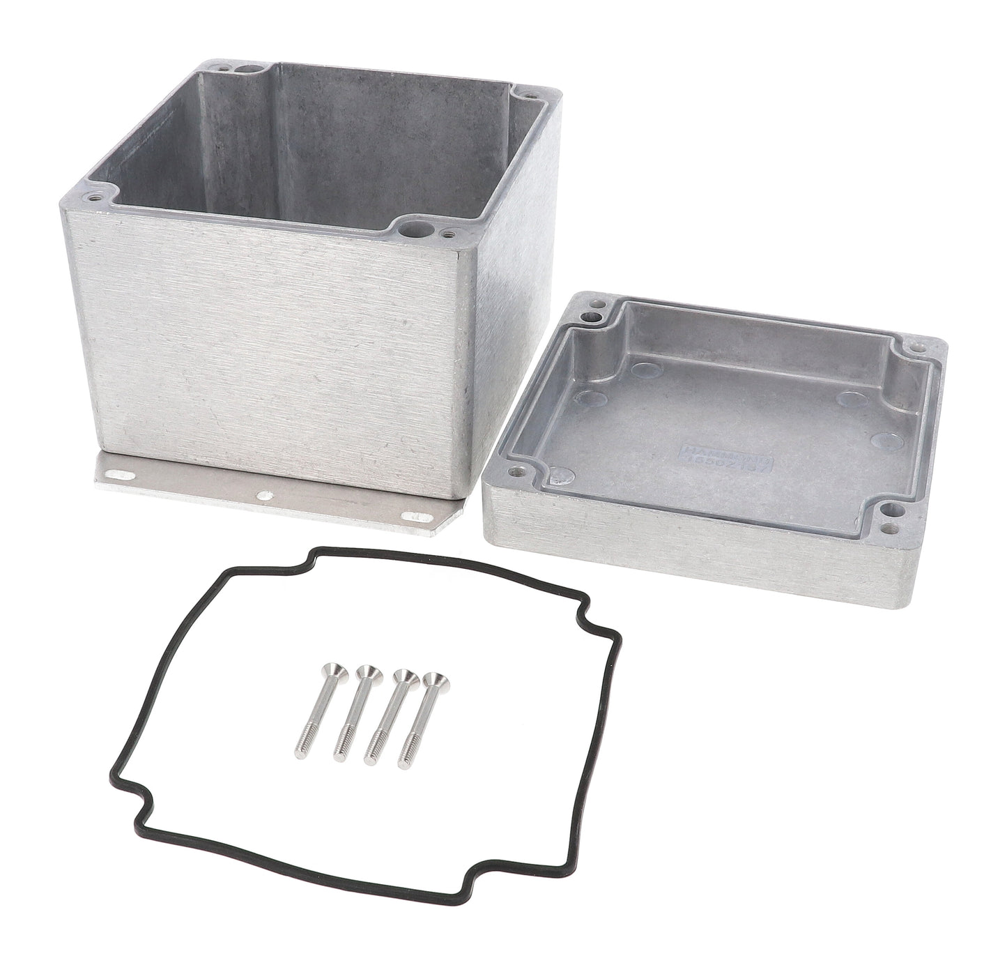 Hammond 1550Z137F Watertight Diecast Aluminum Enclosure Flanged 5.8" x 4.76" x 4.11"