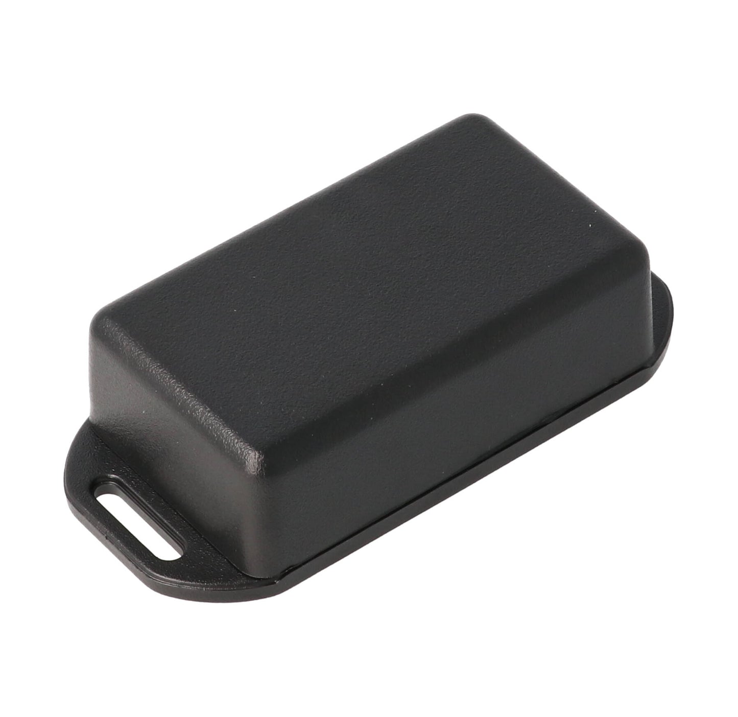 Hammond 1551HFLBK Black Plastic Enclosure with Flanged Lid 2.36" x 1.38" x 0.79"