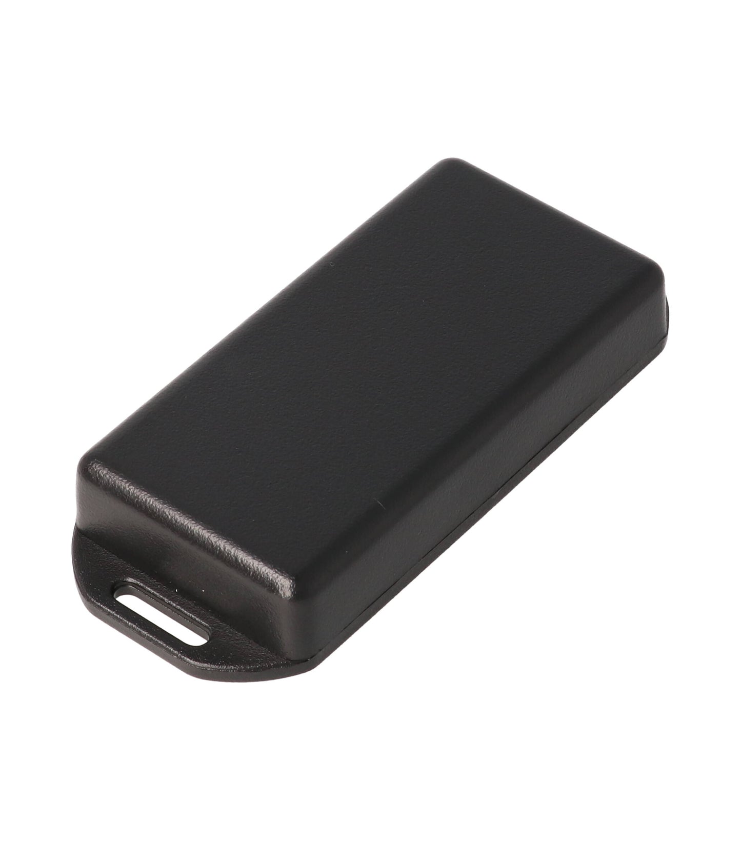 Hammond 1551LFLBK Black Plastic Enclosure with Flanged Lid 3.15" x 1.58" x 0.59"