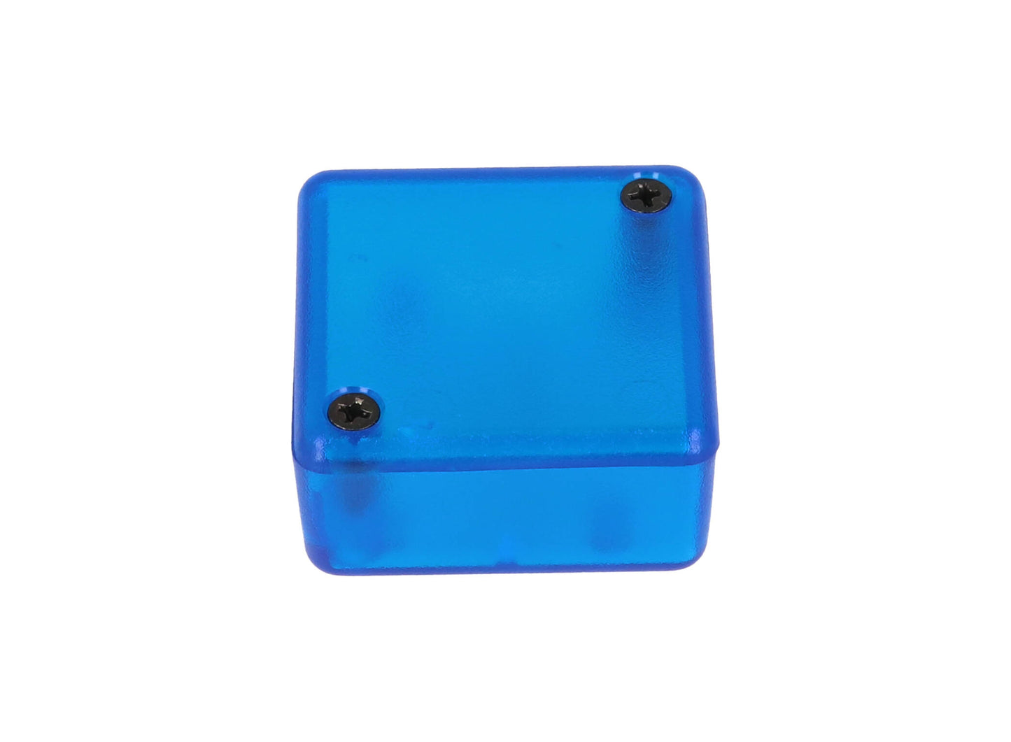 Hammond 1551PTBU Translucent Blue Plastic Enclosure 40mm x 40mm x 20mm