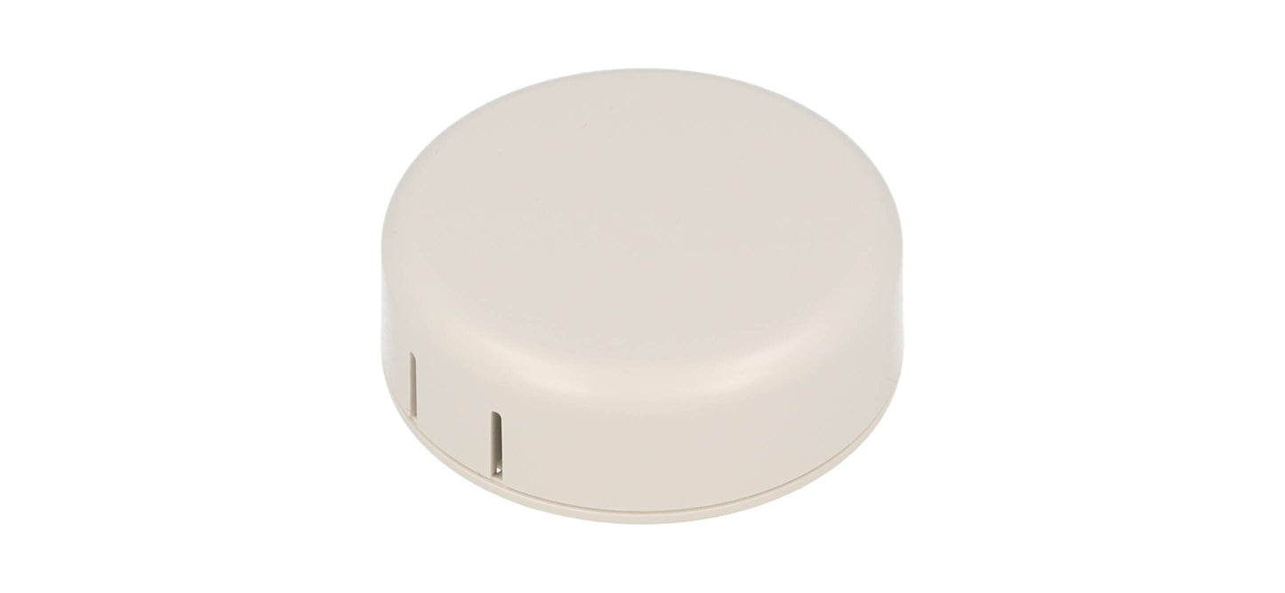 Hammond 1551SNAP12GY Gray Round Plastic Snap-Fit Enclosure 60mm