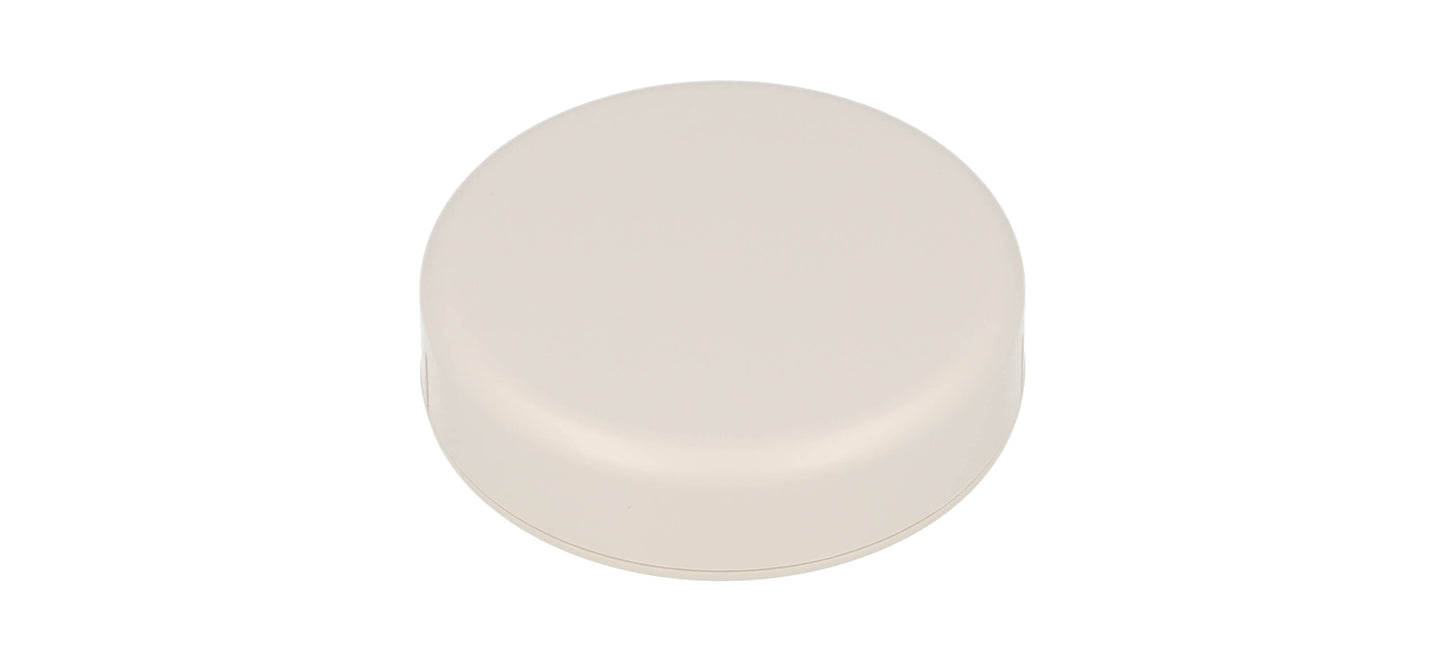 Hammond 1551SNAP13GY Gray Round Plastic Snap-Fit Enclosure 80mm