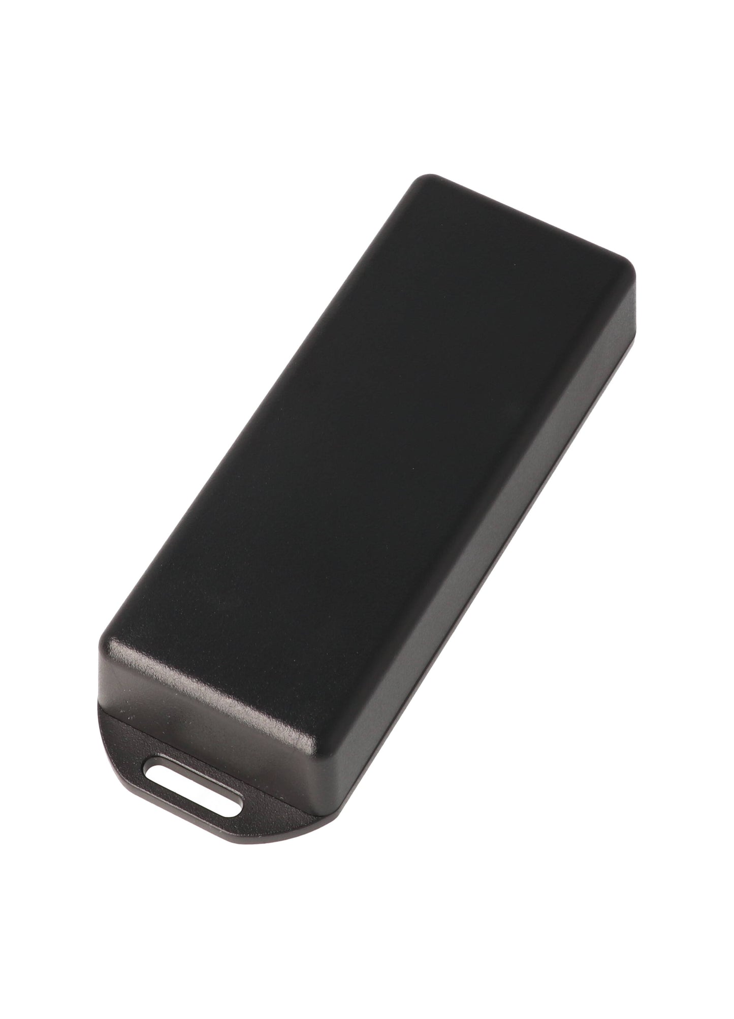 Hammond 1551UFLBK Black Plastic Enclosure with Flanged Lid 100mm x 40mm x 20mm