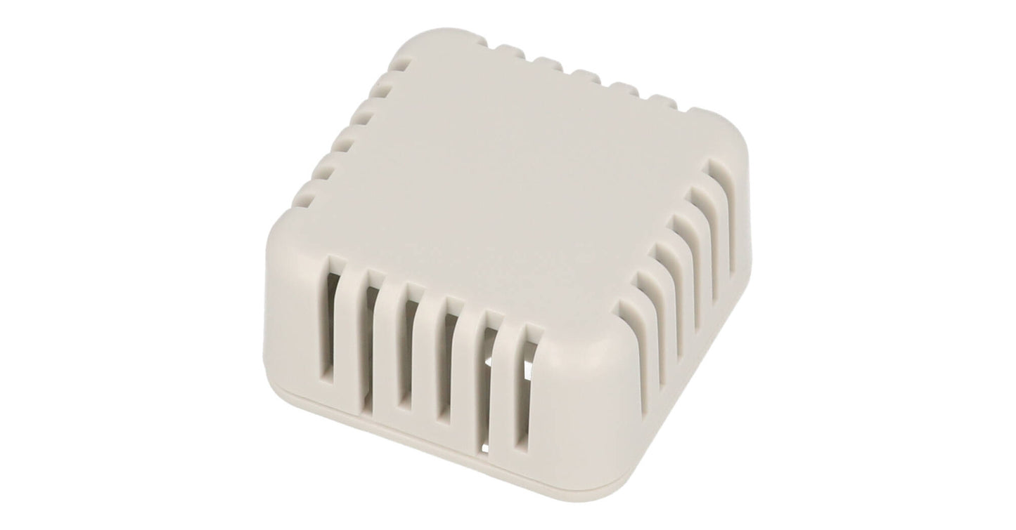 Hammond 1551V1GY Gray Plastic Vented Enclosure 40mm x 40mm