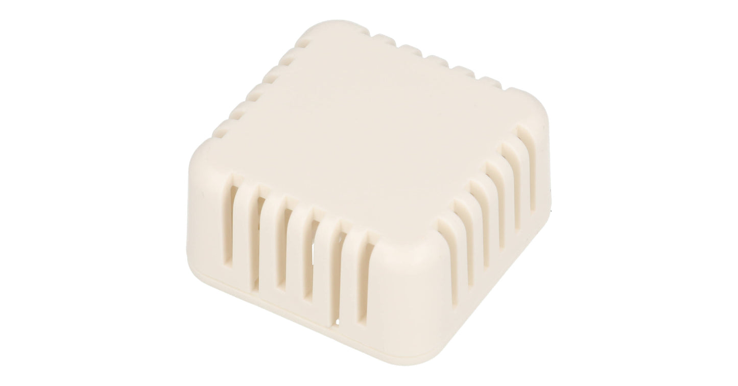 Hammond 1551V1WH White Plastic Vented Enclosure 40mm x 40mm