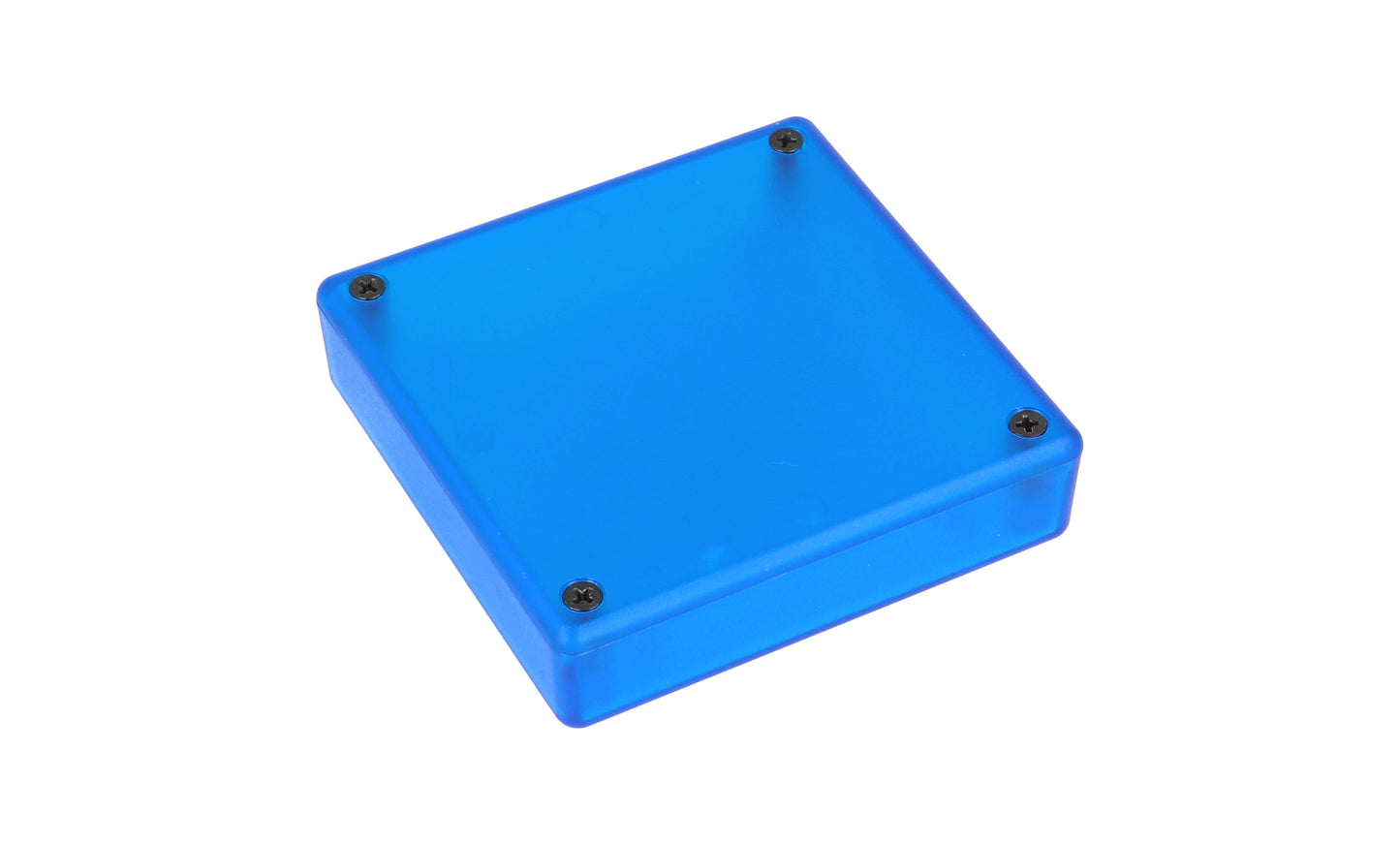 Hammond 1551XTBU Translucent Blue Plastic Enclosure 80mm x 80mm x 20mm