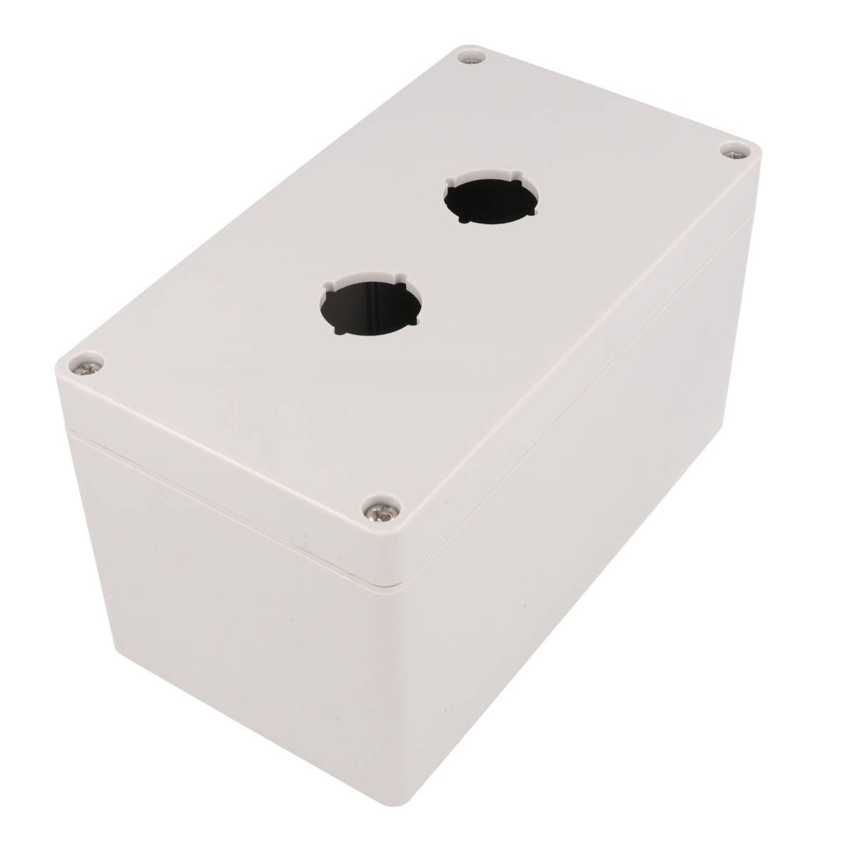 Hammond 1554MPB2D 4x Polycarbonate Pushbutton Enclosure, 2 Hole 22.5mm, 6.3" x 3.54" x 3.56"