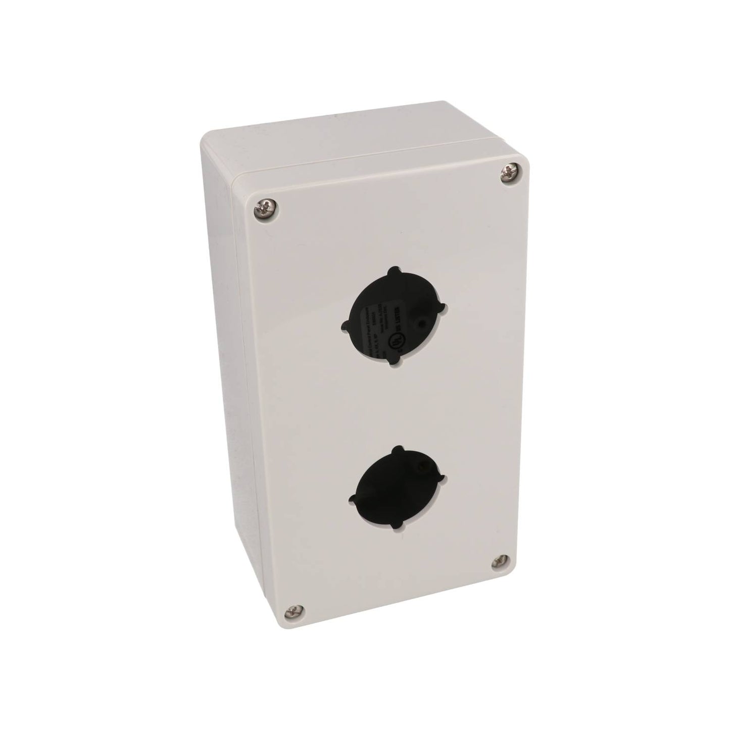 Hammond 1554PB2 4x Polycarbonate Pushbutton Enclosure, 2 Hole 30.5mm, 6.3" x 3.54" x 2.38"