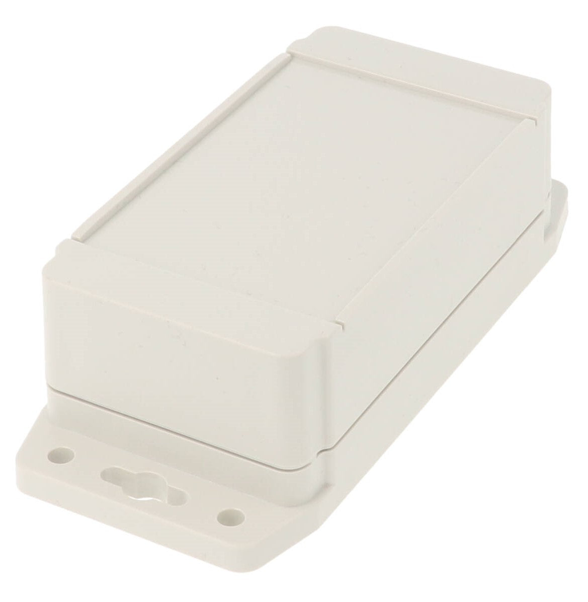 Hammond 1555CF22GY Gray Watertight Plastic Enclosure with Flange (RAL7035 Gray) 4.7" x 2.6" x 1.65"