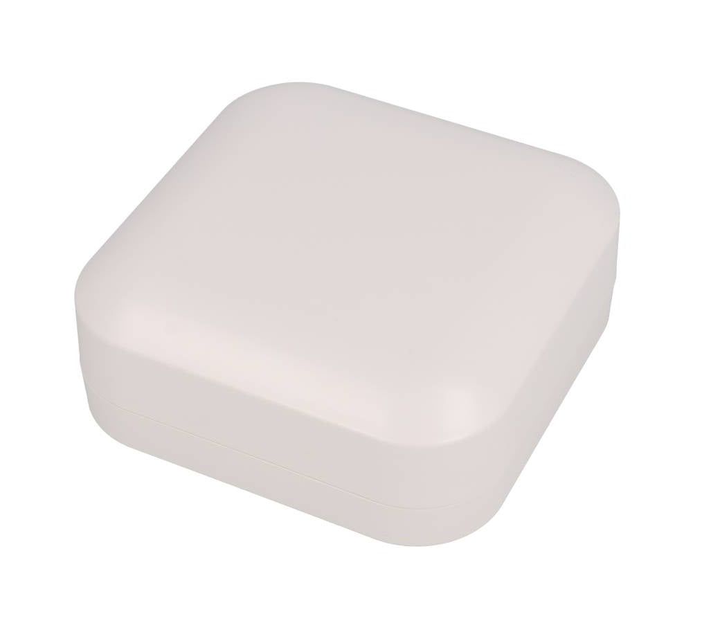 Hammond 1556DWH White ABS General Purpose Enclosure with Rounded Corners 4.72" x 4.72" x 1.77"