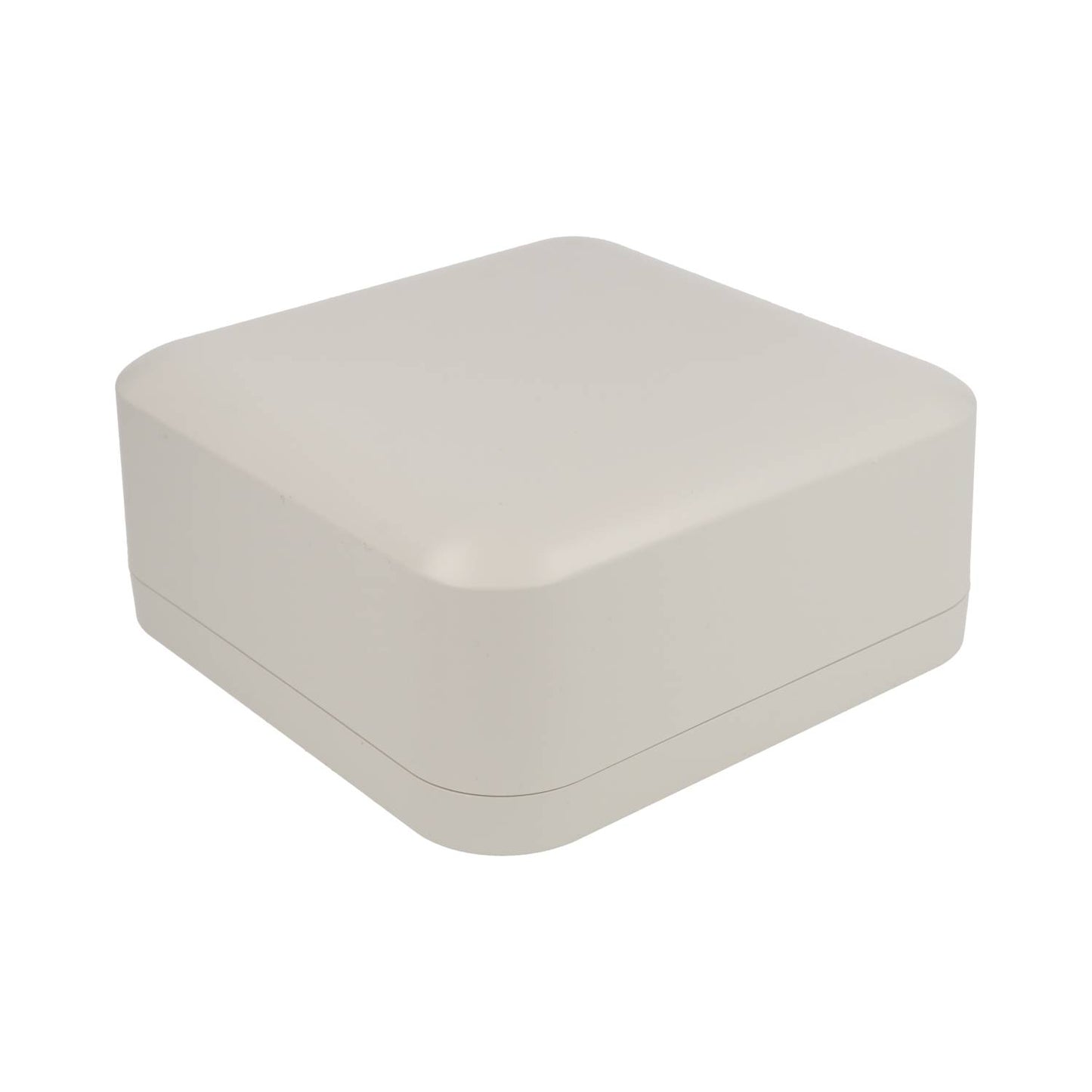 Hammond 1556FAGY Light Gray ABS General Purpose Enclosure with Rounded Corners 6.30" x 6.30" x 2.76"