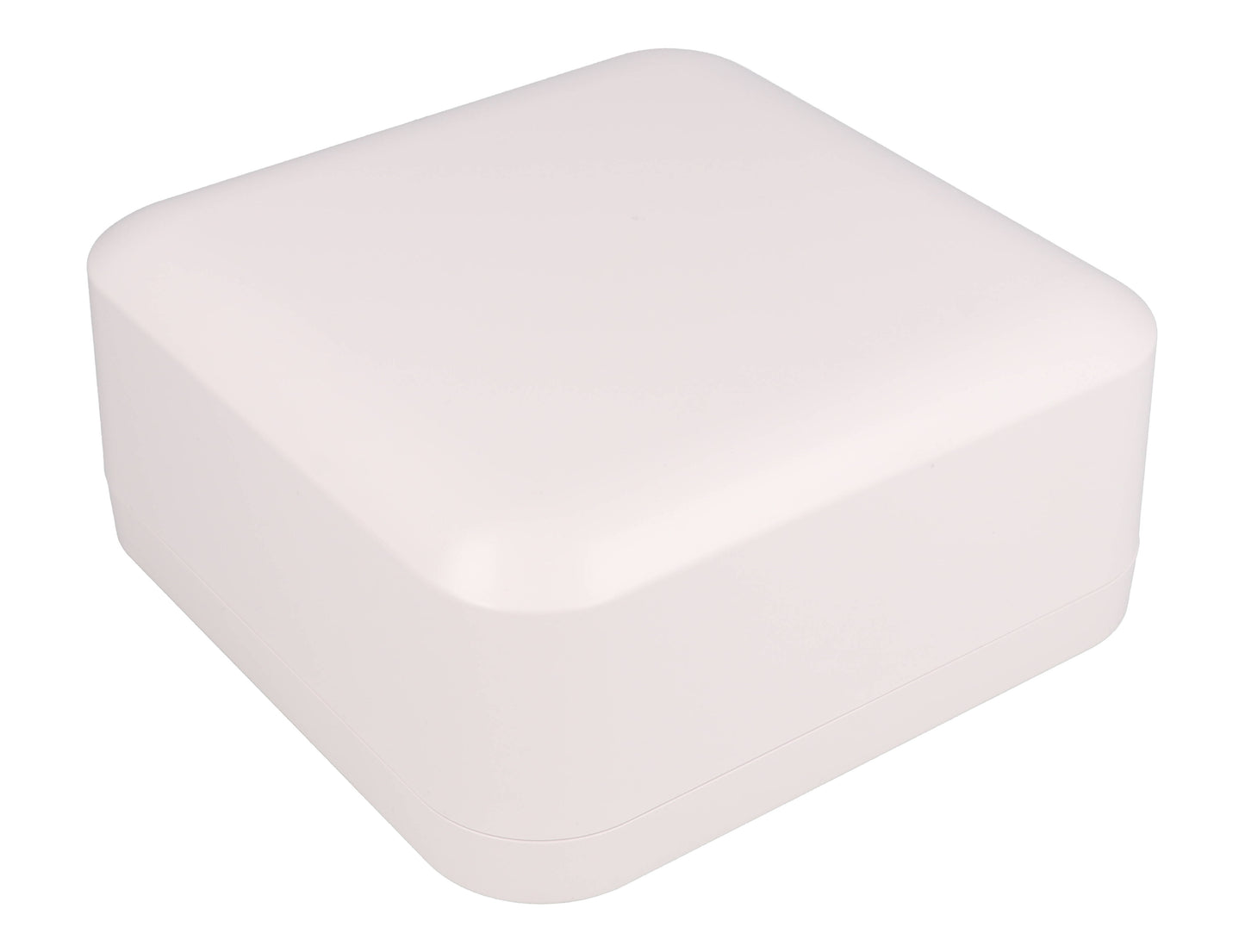 Hammond 1556FAWH White ABS General Purpose Enclosure with Rounded Corners 6.30" x 6.30" x 2.76"