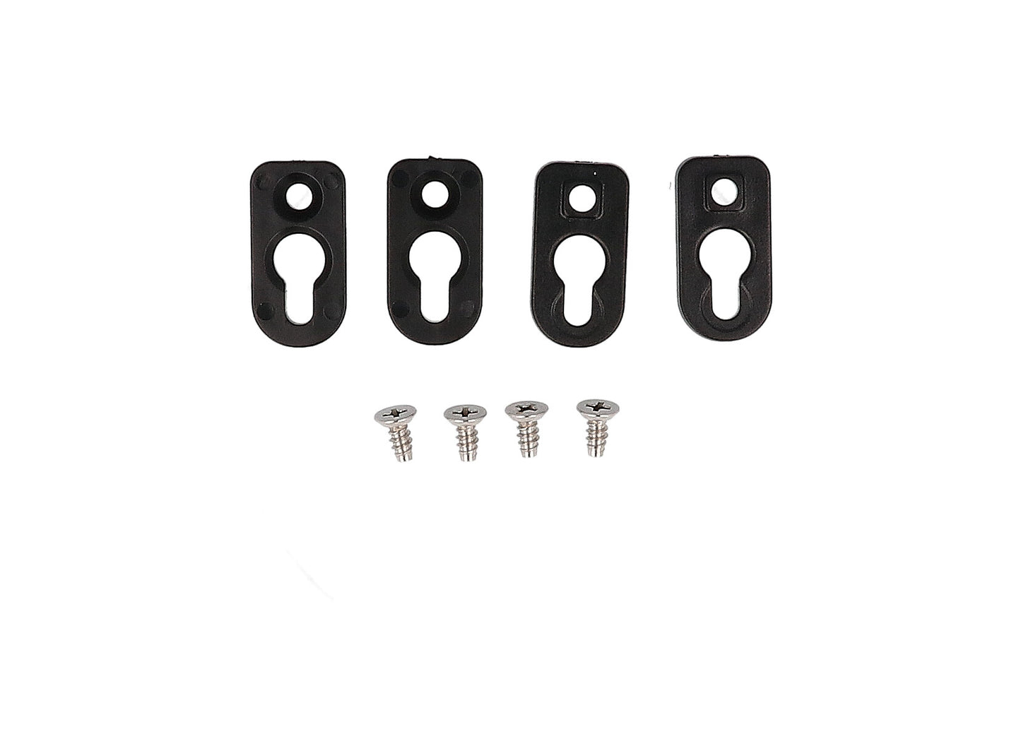 Hammond 1556FOOTBK-4 Black ABS Foot Kit / Mounting Feet for 1556 Enclosure, 4/Pack
