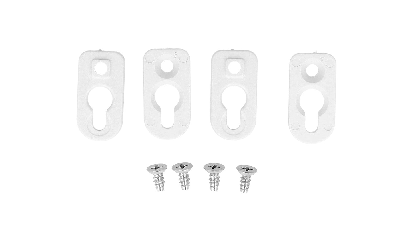 Hammond 1556FOOTWH-4 White ABS Foot Kit / Mounting Feet for 1556 Enclosure, 4/Pack