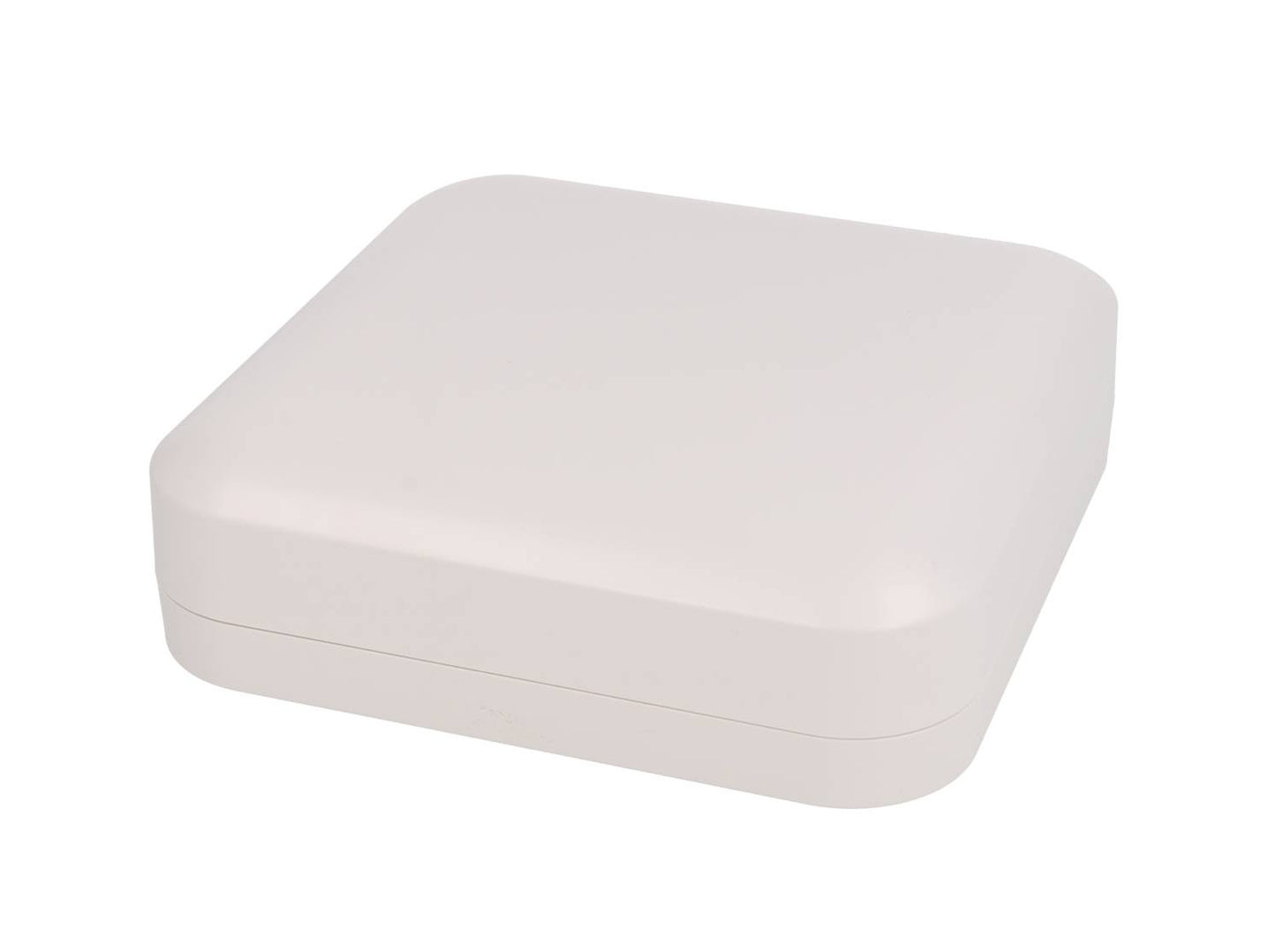 Hammond 1556FWH White ABS General Purpose Enclosure with Rounded Corners 6.30" x 6.30" x 1.77"