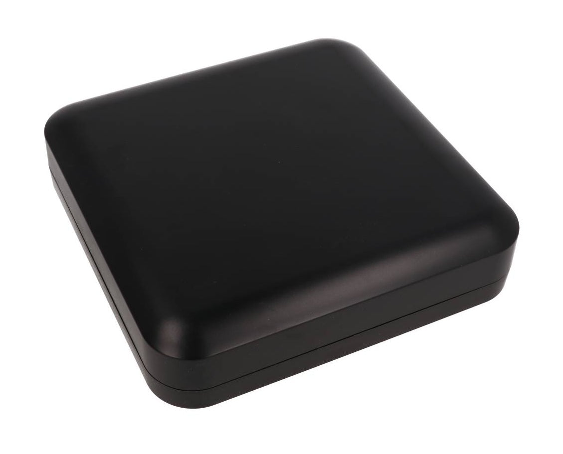 Hammond 1556HBK Black ABS General Purpose Enclosure with Rounded Corners 7.87" x 7.87" x 1.77"