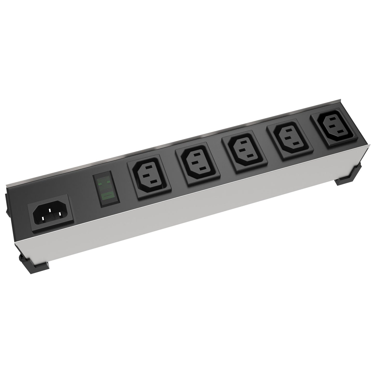 Hammond 1581T5 Power Bar 5 Outlet IEC Type in/Out 12" 10A/230VAC