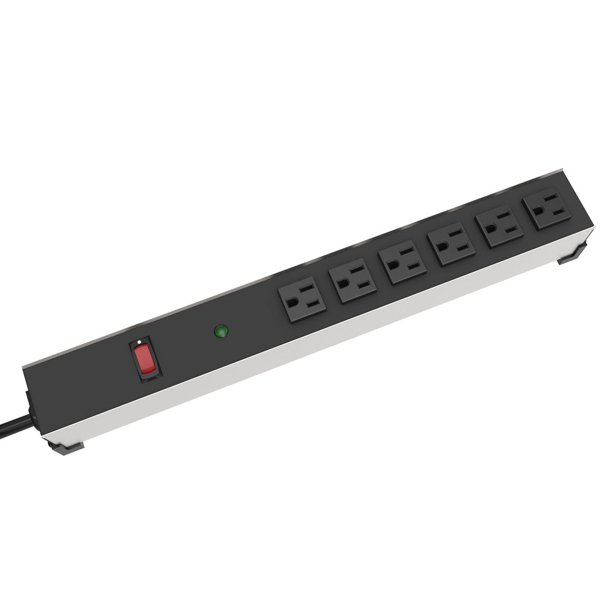 Hammond 1584H6A1S Power Bar 6 Outlets Industrial Grade with Surge, 6' Cord, 125V/15A 5-15R Outlets