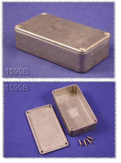 Hammond 1590A Diecast Aluminum Enclosure (3.6" x 1.5" x 1")