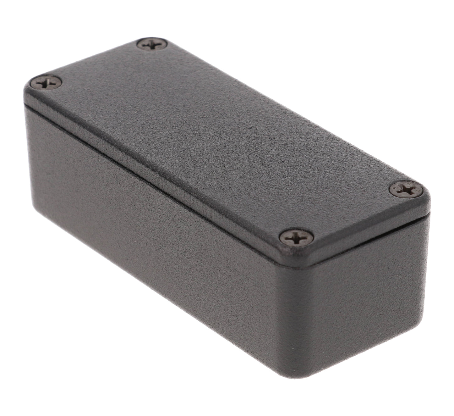 Hammond 1590ABK Diecast Aluminum Enclosure, Black (3.6" x 1.5" x 1")
