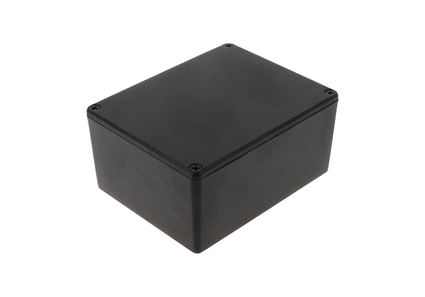 Hammond 1590CBK Diecast Aluminum Enclosure, Black (4.7" x 3.7" x 2.2")