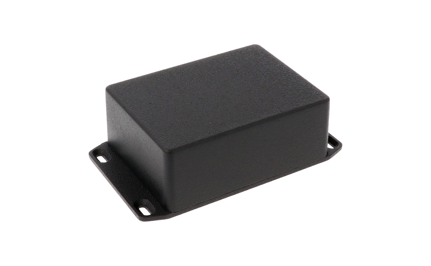 Hammond 1590SFLBK Black Aluminum Diecast Enclosure with Flanged Lid, 4.35" x 3.21" x 1.57"