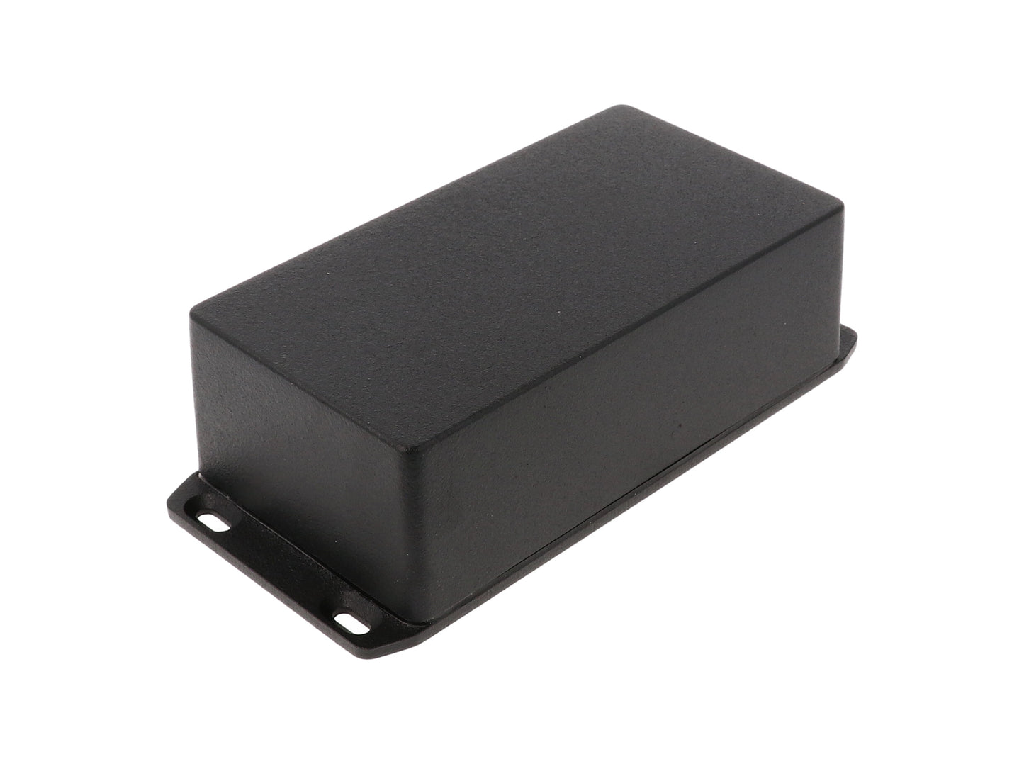 Hammond 1590WP1FLBK Aluminum Diecast Enclosure Flanged Lid Black, Watertight 4.76" x 3.74" x 2.24"