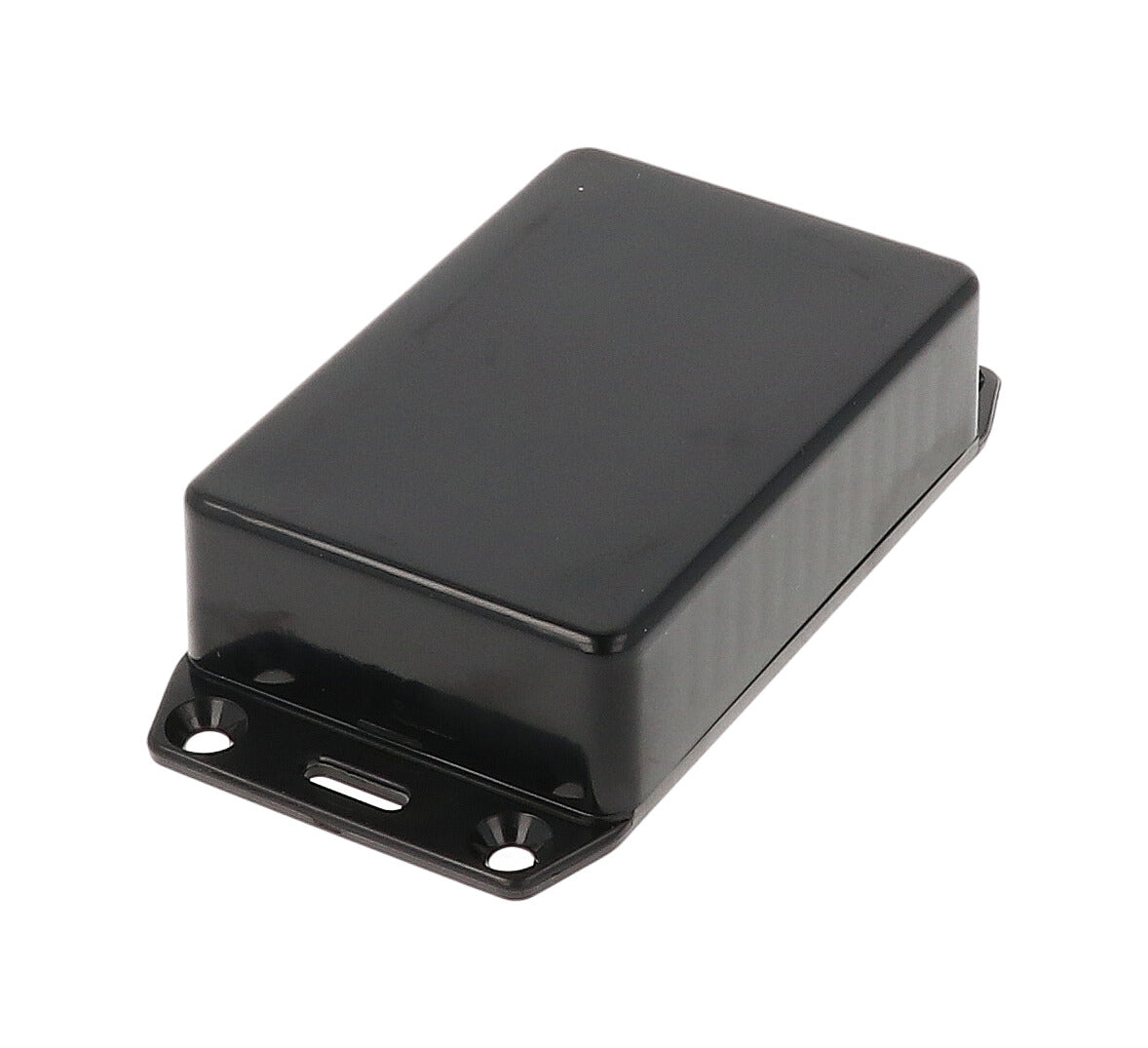 Hammond 1591MFLBK Black ABS Plastic Enclosure with Flanged Lid 3.3" x 2.2" x 0.8"