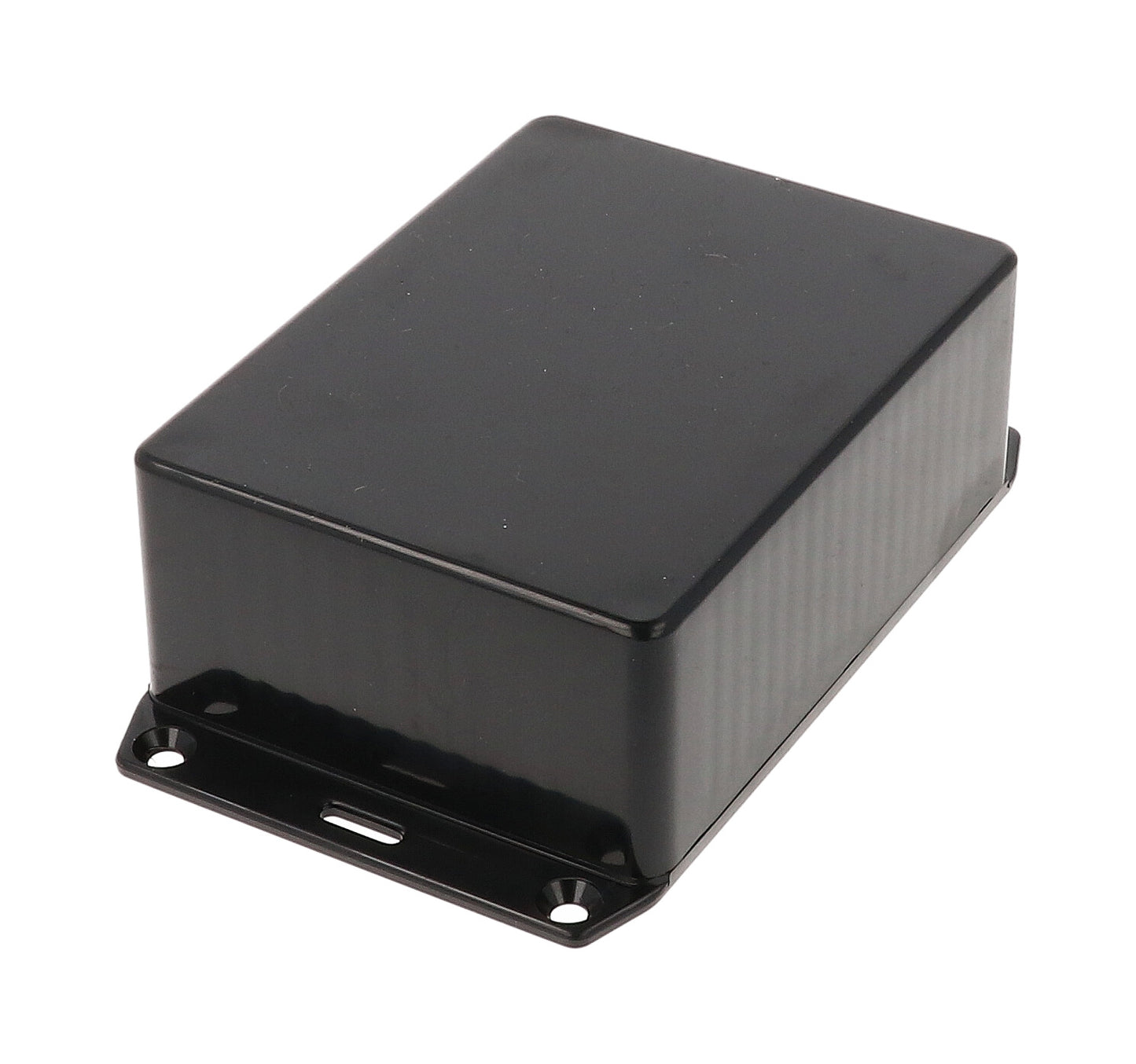 Hammond 1591SFLBK Black ABS Plastic Enclosure with Flanged Lid 4.3" x 3.2" x 1.6"