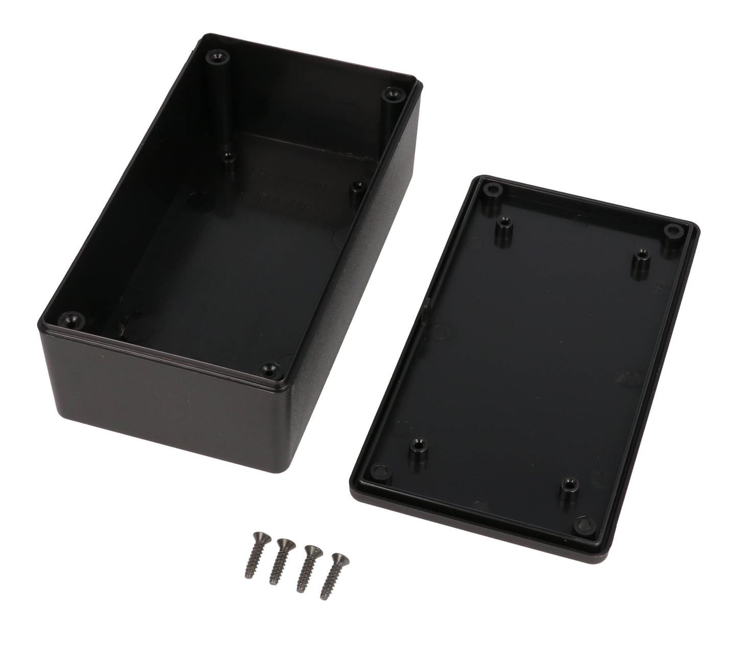 Hammond 1591XXCSBK Black ABS Plastic Enclosure 4.7" x 2.6" x 1.4"