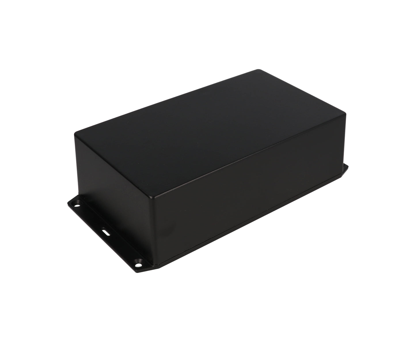 Hammond 1591XXESFLBK Black ABS Plastic Enclosure Flange Lid 7.6" x 4.4" x 2.2"