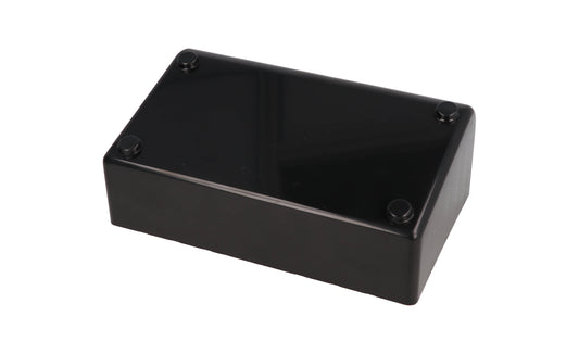 Hammond 1595CBK ABS Plastic Sloped Instrument Enclosure, Black (6.34" x 3.78" x 2.28")