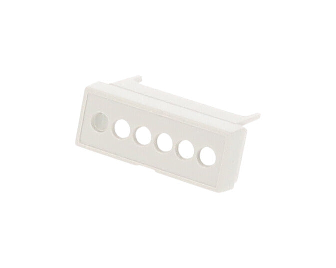 Hammond 1597D2MTC6 1597DM Series Terminal Cover With Holes, Compatible With DIN 2 DIN Rail Enclosures.